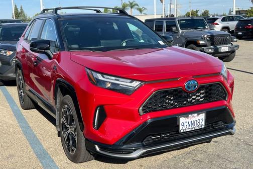 Supersonic Red/Midnight Black Metallic 2023 Toyota RAV4 Prime XSE