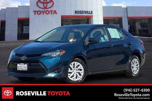 Galactic Aqua Mica 2018 Toyota Corolla LE