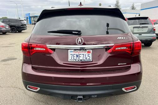 Dark Cherry Pearl 2014 Acura MDX 3.5L