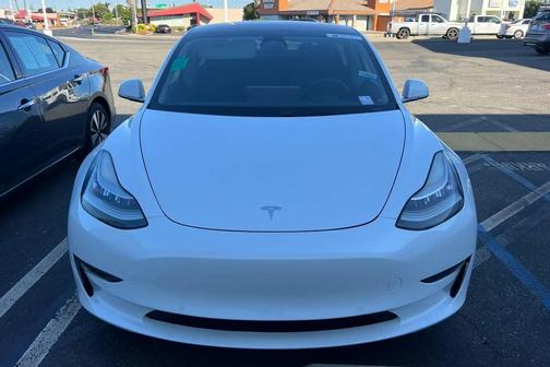 Pearl White Multi-Coat 2018 Tesla Model 3 Long Range