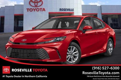 Supersonic Red 2026 Toyota Camry LE