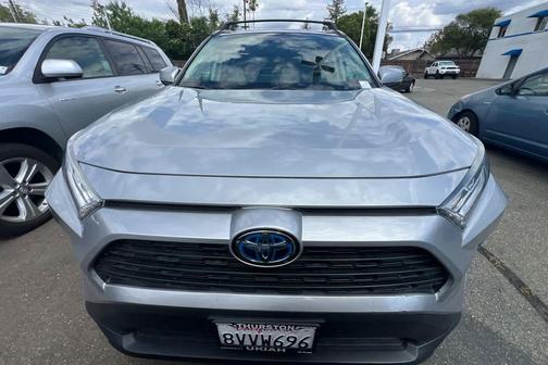 Silver Sky Metallic 2021 Toyota RAV4 Hybrid XLE