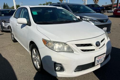 Super White 2012 Toyota Corolla LE