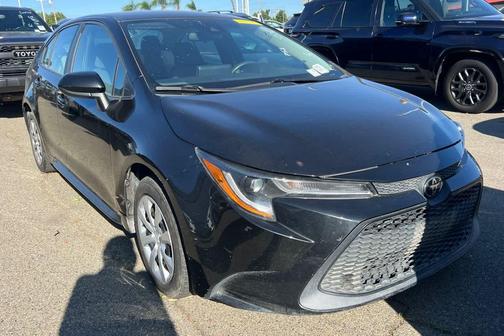 Black Sand Pearl 2022 Toyota Corolla LE