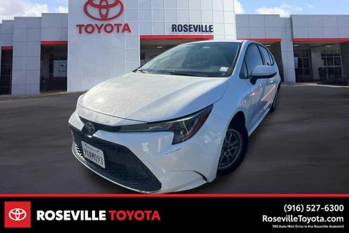 Super White 2021 Toyota Corolla LE