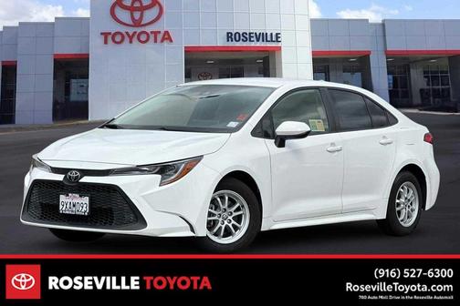 Super White 2021 Toyota Corolla LE