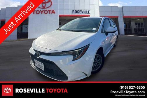 Super White 2021 Toyota Corolla LE