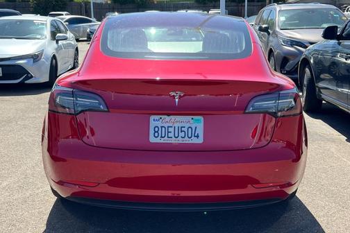 Red Multi-Coat 2018 Tesla Model 3 Long Range