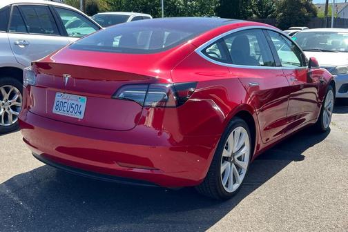 Red Multi-Coat 2018 Tesla Model 3 Long Range