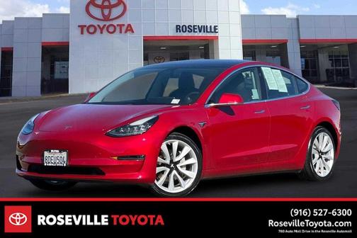 Red Multi-Coat 2018 Tesla Model 3 Long Range