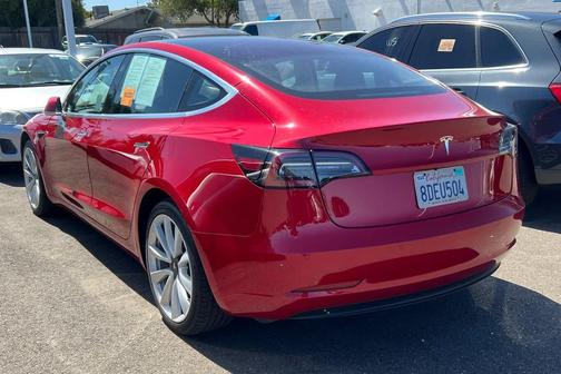 Red Multi-Coat 2018 Tesla Model 3 Long Range
