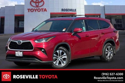 Ruby Flare Pearl 2021 Toyota Highlander XLE