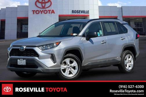 Silver Sky Metallic 2021 Toyota RAV4 Hybrid LE