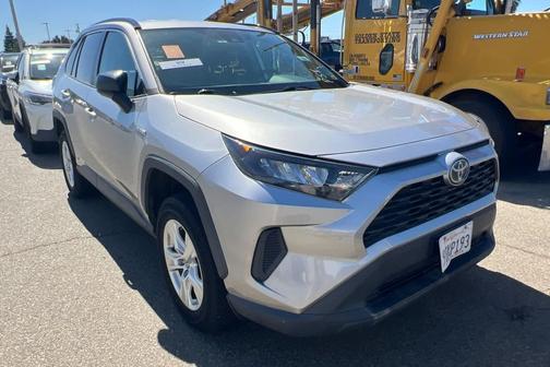 Silver Sky Metallic 2021 Toyota RAV4 Hybrid LE