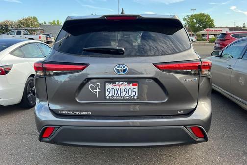 Magnetic Gray Metallic 2023 Toyota Highlander Hybrid LE