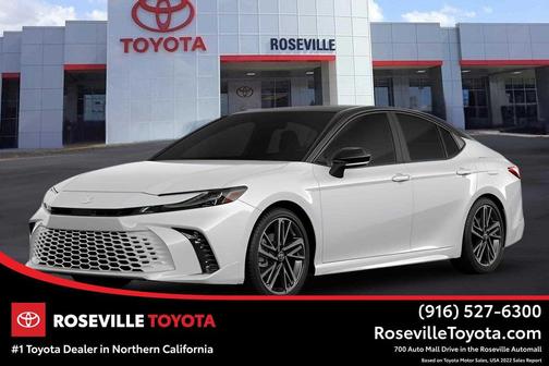 Wind Chill Pearl w/Midnight Black Metallic Roof 2026 Toyota Camry XSE