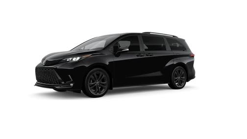 Midnight Black Metallic 2026 Toyota Sienna XSE 7 Passenger
