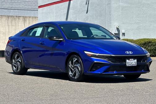 Intense Blue 2025 Hyundai ELANTRA Sport