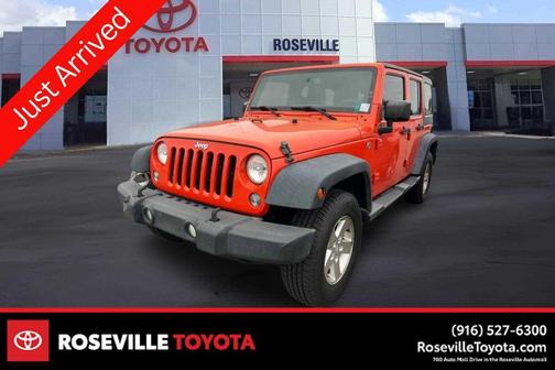 Sunset Orange Pearlcoat 2015 Jeep Wrangler Unlimited Sport