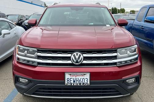 Fortana Red Metallic 2018 Volkswagen Atlas 3.6L SE