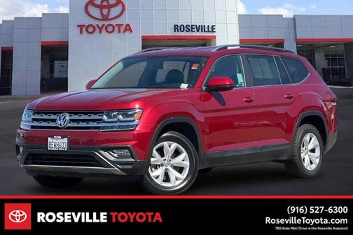 Fortana Red Metallic 2018 Volkswagen Atlas 3.6L SE