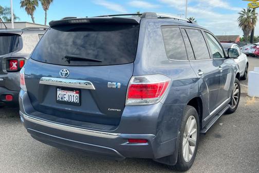 Shoreline Blue Metallic 2012 Toyota Highlander Hybrid Limited