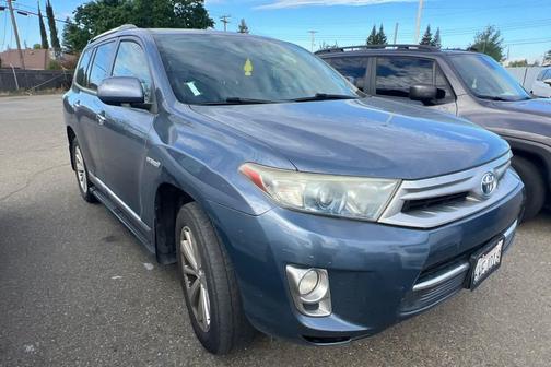 Shoreline Blue Metallic 2012 Toyota Highlander Hybrid Limited