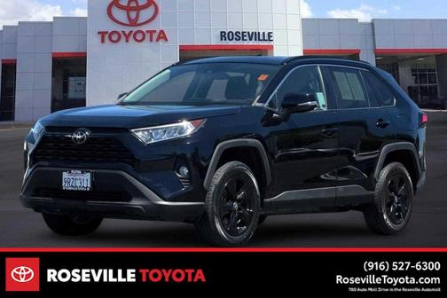 Midnight Black Metallic 2021 Toyota RAV4 XLE