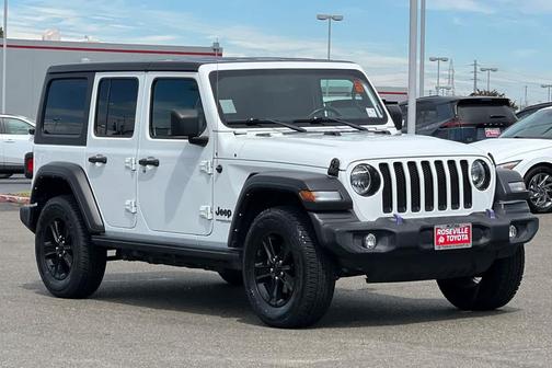 Bright White Clearcoat 2022 Jeep Wrangler Unlimited Sport Altitude
