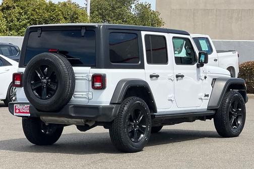 Bright White Clearcoat 2022 Jeep Wrangler Unlimited Sport Altitude