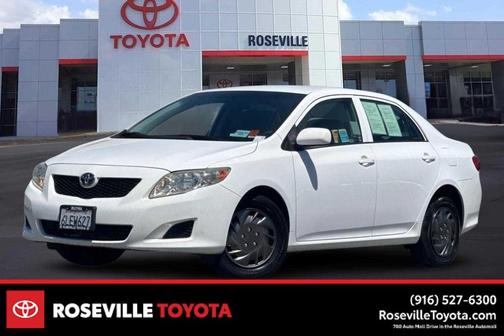 Super White 2010 Toyota Corolla LE