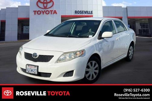 Super White 2010 Toyota Corolla LE