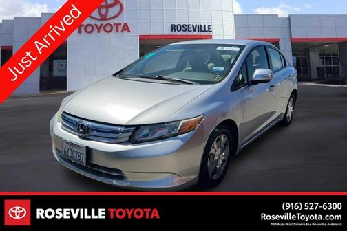 Silver 2012 Honda Civic Hybrid Base