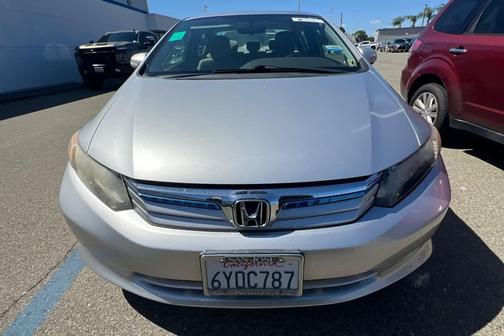 Silver 2012 Honda Civic Hybrid Base