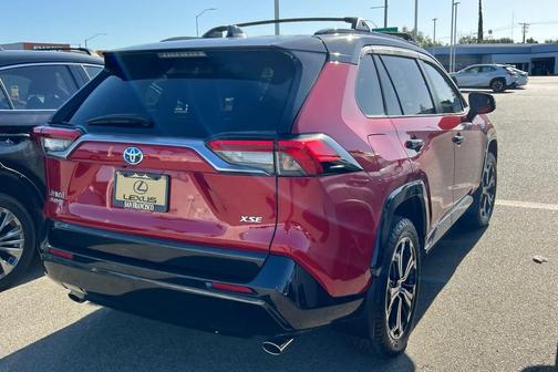 Supersonic Red/Midnight Black Metallic 2021 Toyota RAV4 Prime XSE