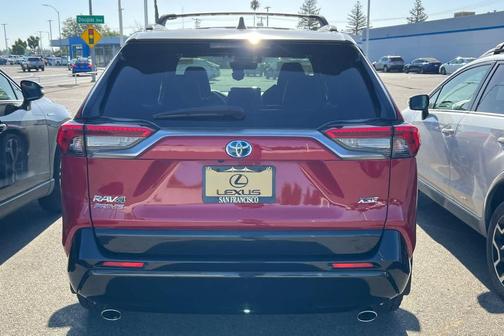 Supersonic Red/Midnight Black Metallic 2021 Toyota RAV4 Prime XSE