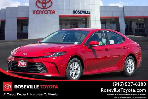 Supersonic Red 2026 Toyota Camry LE