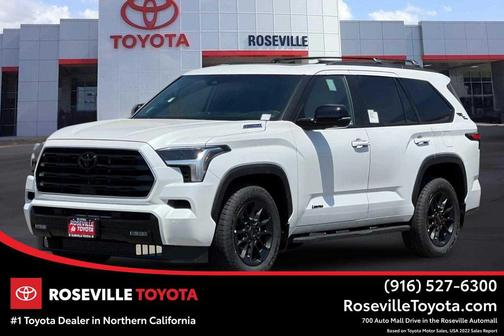 Wind Chill Pearl 2026 Toyota Sequoia Limited