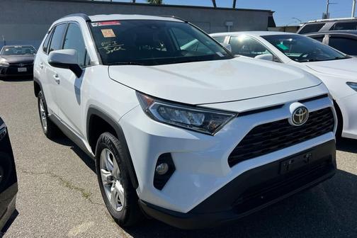 Super White 2021 Toyota RAV4 XLE