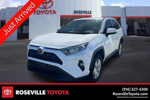 Super White 2021 Toyota RAV4 XLE