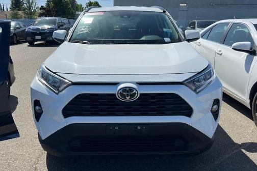 Super White 2021 Toyota RAV4 XLE