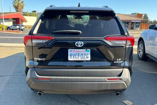 Midnight Black Metallic 2021 Toyota RAV4 Hybrid LE