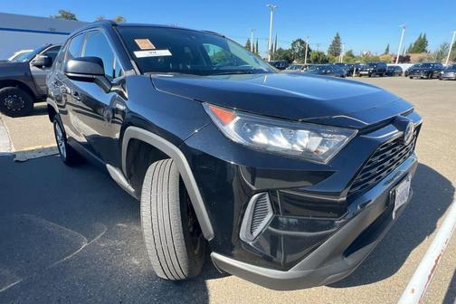 Midnight Black Metallic 2021 Toyota RAV4 Hybrid LE