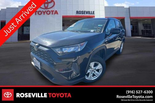 Midnight Black Metallic 2021 Toyota RAV4 Hybrid LE