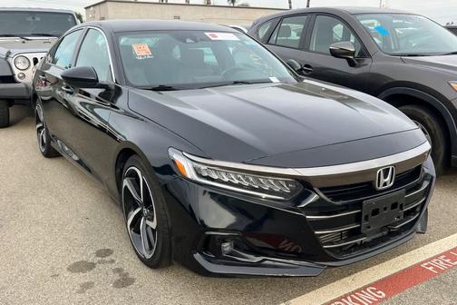 Crystal Black Pearl 2022 Honda Accord Sport 1.5T