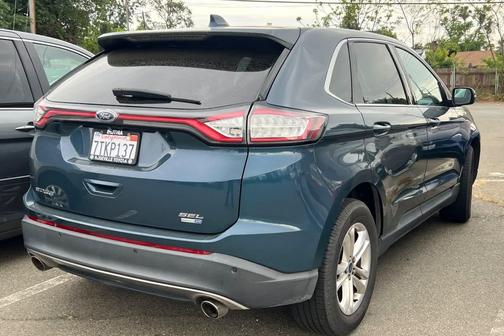 Too Good To Be Blue Metallic 2016 Ford Edge SEL