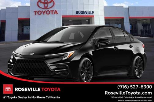 Midnight Black Metallic 2026 Toyota Corolla Hybrid SE