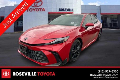 Supersonic Red 2025 Toyota Camry SE