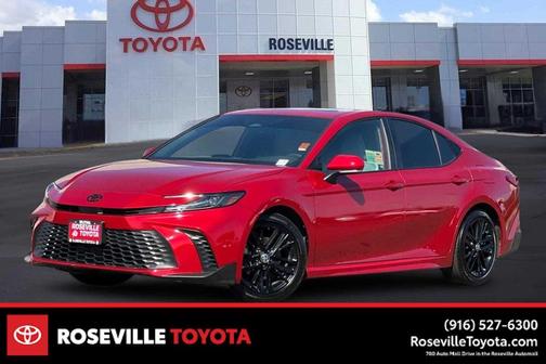 Supersonic Red 2025 Toyota Camry SE