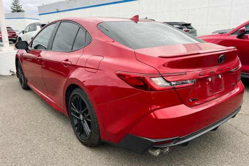 Supersonic Red 2025 Toyota Camry SE